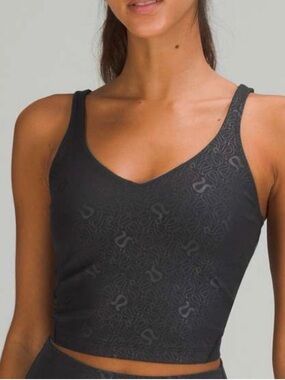 lululemon athletica align Tank - Yoga Emboss Black